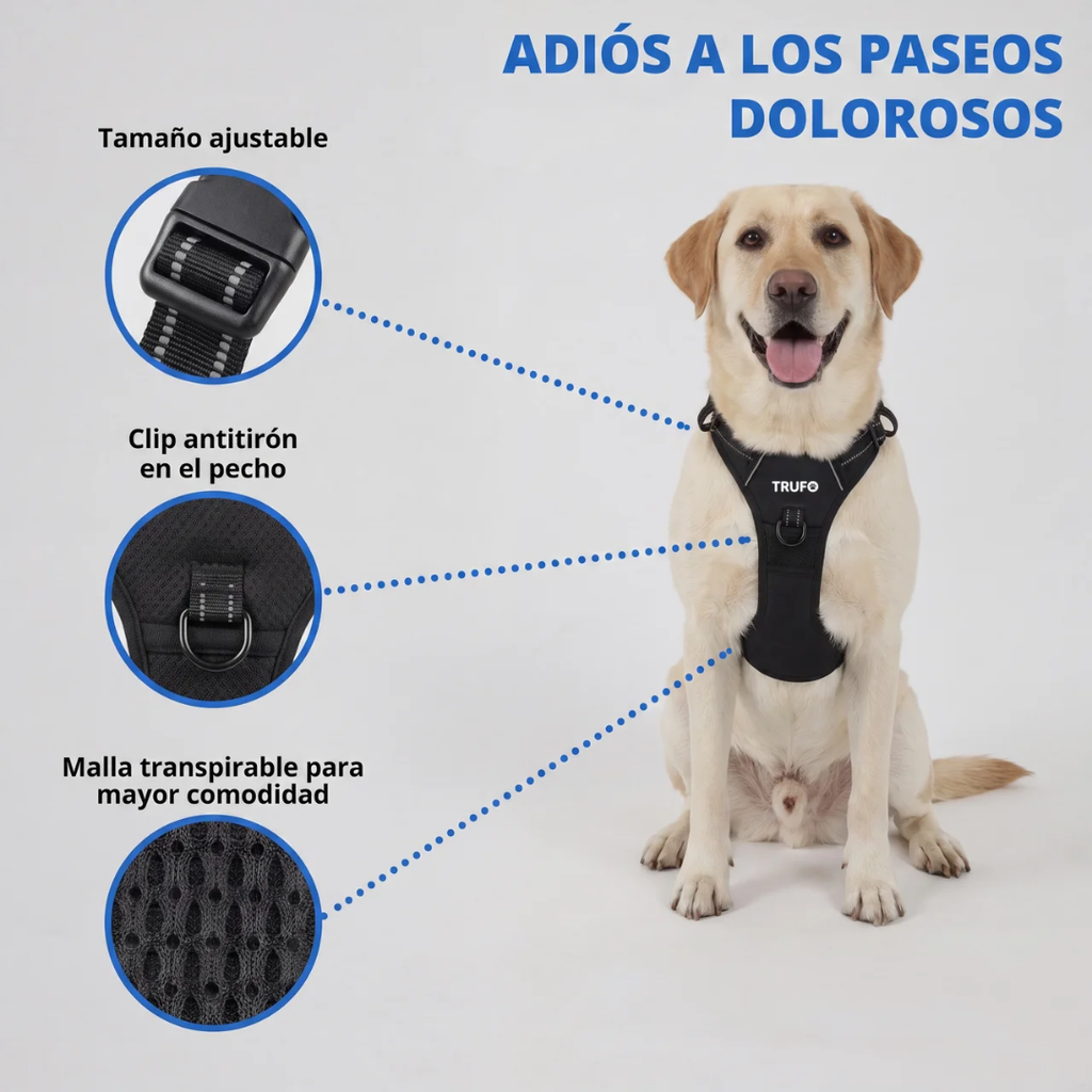 Arnés Antitirones para Perros